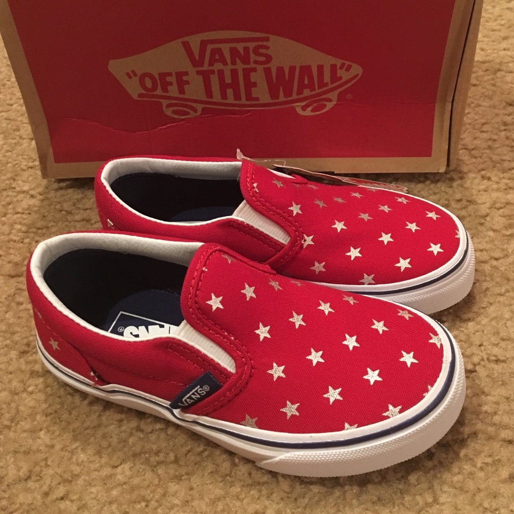 Vans Foil Stars Classic Slip On Sneakers VN01SQGZ5